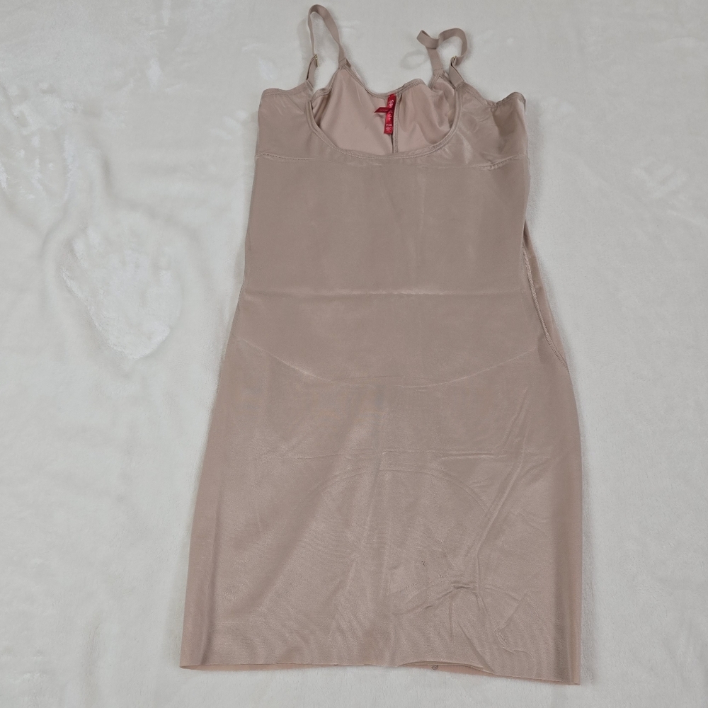 Spanx Shapewear Open Bust Slip Natural Size M